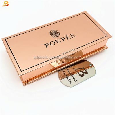 China Full Crisscross Strip Mink Eye Lashes in Custom Eyelash Lash Vendor Customized Boxes for sale