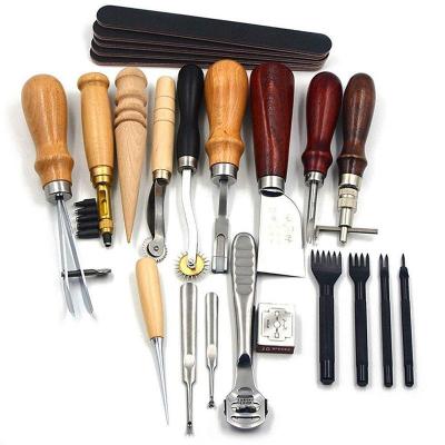 China Sharp Handmade Leather Repair Tool Kit Clothing DIY Craft Combination Package Suit for sale