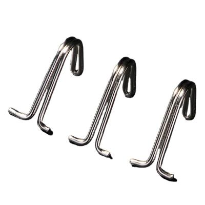 China Wholesale Sturdy And Durable Metal Iron Hooks Nails Fixed Towel Shower Curtain Kitchen Wall For Hanging for sale