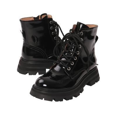 China Western/Cross-strap made in china top quality chunky winter boots women shoes for sale