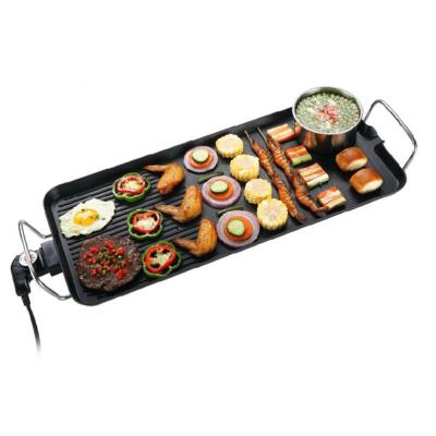 China Easily Assembled BBQ Rectangle BBQ Grill Korean Electric Power Smokeless Pan for sale