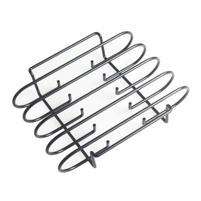 China Easily Cleaned Hot Sale Rib Rack BBQ Tools Stainless Steel Chicken Beef Grilling Rack Barbecue BBQ Tools for sale