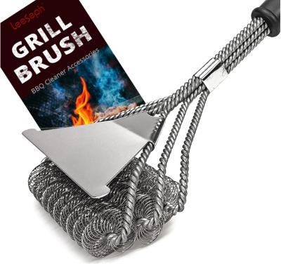 China Easily Cleaned Grill Brush & Scraper Best BBQ Cleaner Brushes Perfect Tools For All Grill Types Ideal Barbecue Accessories for sale