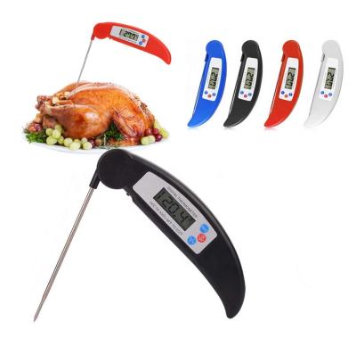 China High Quality Foldable Kitchen Food Meat BBQ Thermometer Food BBQ Thermometer Probe Digital Meat Instant Read Meat Thermometer For Kitchen Cooking BBQ for sale