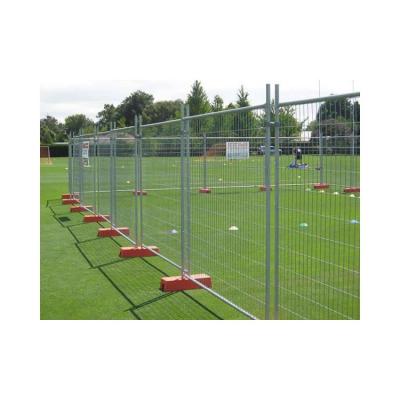 China Sustainable Hot Selling PVC Coated Orange Construction Mesh Fencing Panels Temporary Fence for sale