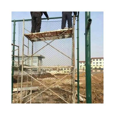 China Best Selling Durable High Quality Corrosion Resistance 5 Feet Black Chain Link Fence For Soccer Square Stadium for sale