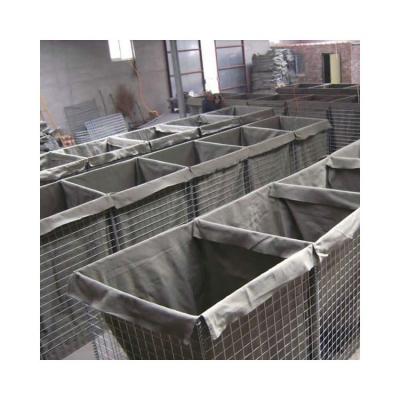 China New Design 2020 Sustainable Folding Custom Wire Mesh Welded Gabion Basket Defense Fence for sale