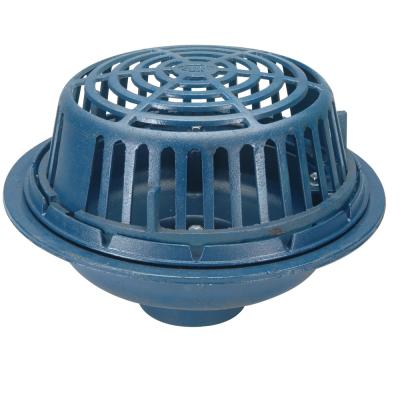 China Manufacture Industrial Roof Drain Filter Cast Iron Dome for sale