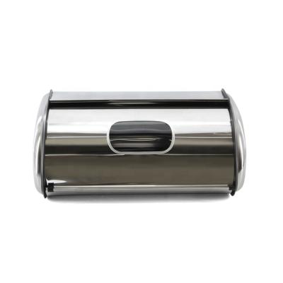 China Freshness Preservation Stainless Steel Bread Box Metal Bread Bin For Kitchen Food Container for sale