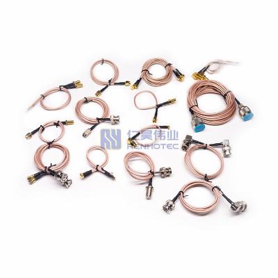 China Bulkhead / Front Bulkhead RF Backflange / 4 Hole Cable Male Female To N Coaxial Connector SMA LMR400 RG316 For TV Coaxial Cable Assembly Jumper Feeder Low Loss Type for sale