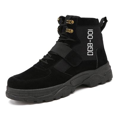 China New Design Durable Lace Up Ankle Boots Comfortable Casual Soft Outdoor Comfortable For Men for sale