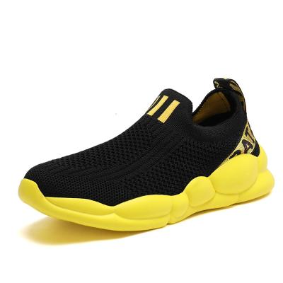 China Breathable Lightweight Soft Upper Sock Outdoor Sports Slip On Kids Running Shoes for sale