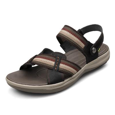 China Summer Beach Waterproof Genuine Leather Durable Unisex Non-slip Outdoor Sandals for sale