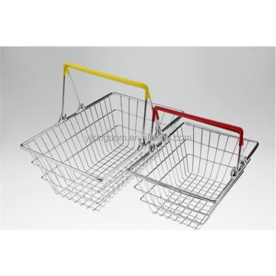 China 2019 Hot Sale Mini Wire Mesh Home / Supermarket Cosmetic Shopping Basket OEM 547-64B for Supermarket for sale