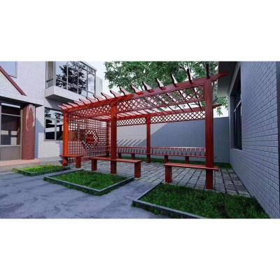 China Outdoor Aluminium Pergola Brackets Gazebo Grape Trellis Aluminium alloy porch frame For Garden 6063-T5aluminum of China for sale