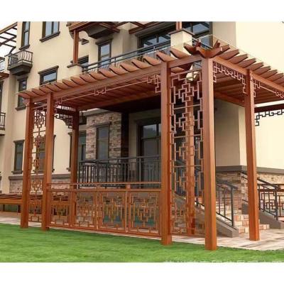 China New Design Good Price Canopy Awning Gazebo Pergola Outdoor Grape Trellis Aluminium alloy porch frame 6063-T5aluminum of China for sale