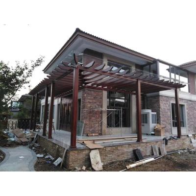 China Awning Pergola Grape Structure Solar System Carport Pergola Aluminium alloy porch frame 6063-T5aluminum of China for sale