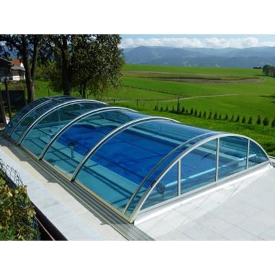 China European-modern Hot Luxury Modern New Style Aluminum Mobile Alloy Glass House Winter Garden Sunroom for sale