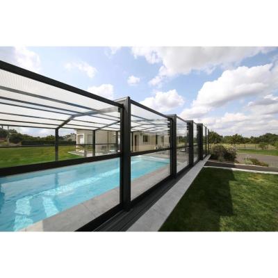 China European-modern Competitive Price Sunrooms Glass Houses Aluminium Mobile Solarium Used Sunroom for sale