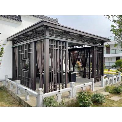 China All aluminum alloy pavilion High Fashionable China 3x3 outdoor chair gazebo aluminum tent Aluminum alloy pavilion for sale