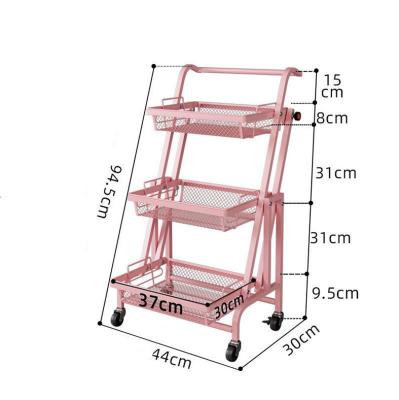 China Best Viable Selling Brackets For Kitchen Folding Storage Folding Shelf Organizer Kitchen Folding Shelf Rack Kitchen Rack Shelf for sale