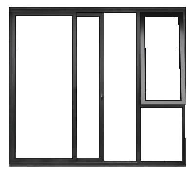 China AMJ screen factory door and high quality aluminum window folding and tempered glass screen tent pop-up window with AS2047 certificate for sale