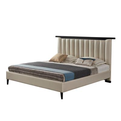 China Modern Solid Wood Sofa Bed Classic Double Bed Wooden Frame for sale