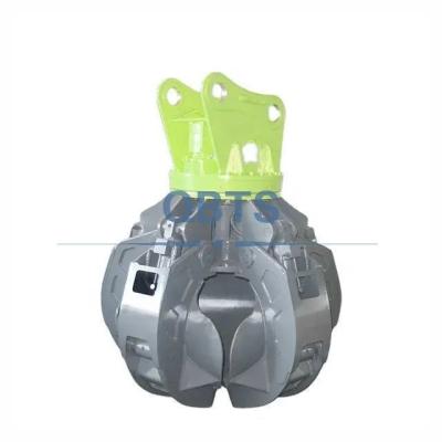 China Stone Machinery Repair Shops 5-47ton Grapple Hydraulic Grab Bucket Scrap Claw Orange Peel Grapple Four Claw Waste For Doosan SL035 DH500 for sale