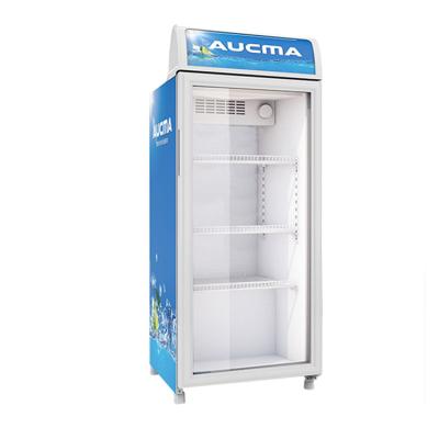 China China Wholesale Single-temperature Display Cabinet Glass Beverage Bottle Desktop Cooler Vertical Cake Freezer for sale