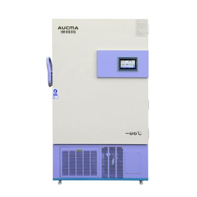 China CE Certificate Deep Freezer Dw-86l800 Wholesale Price AUCMA 800l 900l -86 Degree Temperature Medical Freezer 800L for sale