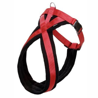 China Wholesale Quality Nibao Fleece Padded Dog Walking Harness DETACHED Dog Harness With Nylon Strap for sale