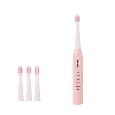 China Teeth Cleaning Electric Sonic Electric Toothbrush Head Electric Toothbrush Motor With 3pcs for sale