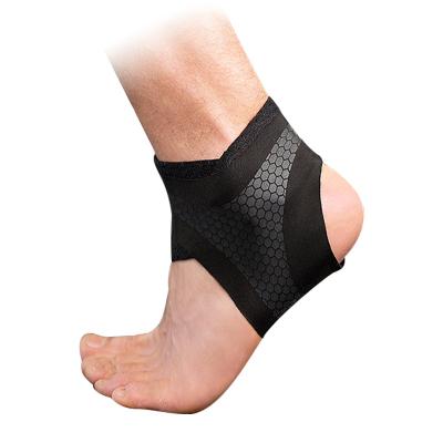 China Protective Adjustable Elastic Nylon Safety Guard Ankle Brace Ankle Support Material Brace for sale