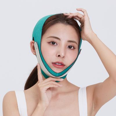 China Thin Bandage Tightening And Lifting Thin Bandage Soft High Quality V-line Double Chin Small Face Support Non Face for sale