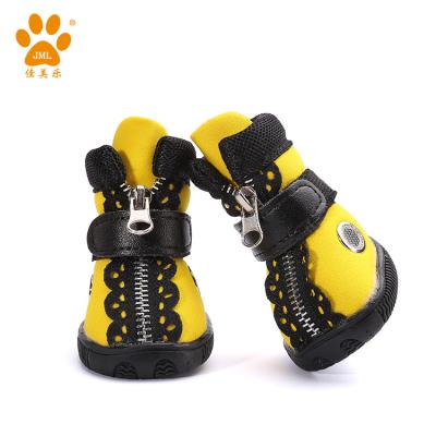 China JML Viable Color Dog Shoes Cute Pet Boots Fashion Dog Boots For Small Dog Shoes Anti Slip Sidewalk Warm for sale