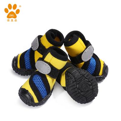 China Sustainable Dog Shoes Pet Outdoor Sneakers Sandals With Rubber Sole For Summer for sale