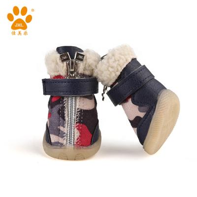 China JML Free Sample Viable Manufacturer Fashion Walking Pet Boots Item-Resistant Warm Pet Pawz Dog Boots For Winter for sale