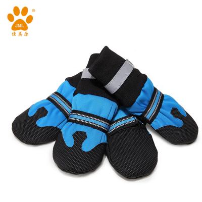 China JML Manufacturer Sustainable Dog Shoes Summer Pet Shoes XXL Pet Sneakers Waterproof Boots For Winter Warm Lining for sale