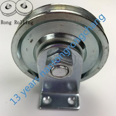 China Steel Wire Steel Rope Supporting Pulley for sale