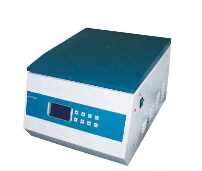 China Low Speed ​​Metal Lab LCD Displayed Large Volume Brushless Centrifuge Machine for sale