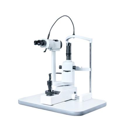 China Hospital medical ophthalmic optical split lamp microscope and retinal scan with table with 2 magnifications MLX7A for sale