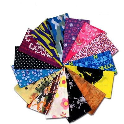 China Bandanas Fancy Magic Custom Logo Costume Multifunctional High Elastic Sunscreen Outdoor Recycling Seamless Bandanas for sale