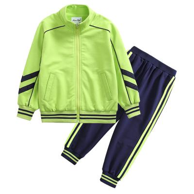 China Autumn school kindergarten uniform 2020 new design english style primary school sports set children class clothing customization for sale