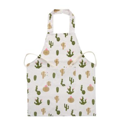 China Cooling Hot-selling Nordic Style Cotton And Linen Kitchen Apron Oil - Proof Cooking Guard Can Be Customized for sale