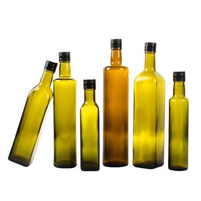 China 750ml Olive Oil Bottle Glass Tapones Para botellas Pour Place Food 250ml 500ml 750ml Marasca for sale