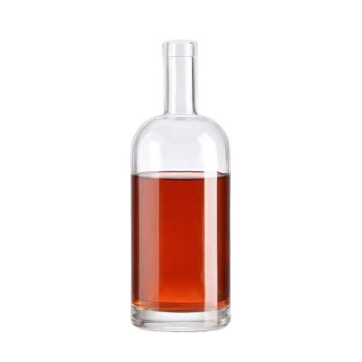 China Hot Vodka Brandy Frosted Wine Glass Bottles 100ml Nordic Beverage 200ml Tequila Vodka Glass Bottle With Cork Lid for sale