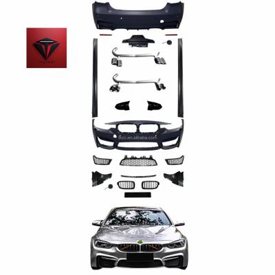 China For replace/repair TKZCRST car Bumper for BMW F30 M3 Body kit 2013-2018 Side Skirts Exhaust Pipe and Hood Fender Spoiler Grille BMW F30 M3 Bodykit for sale