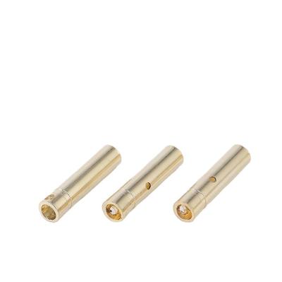 China Instrumentation RC Part Connector Battery ESC 4mm Banana Plug Gold Plated Connector for sale