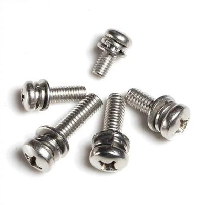 China Stainless Steel Round Pan Head Self Drilling Hexagon Head Washer Screw Combination Screw for sale