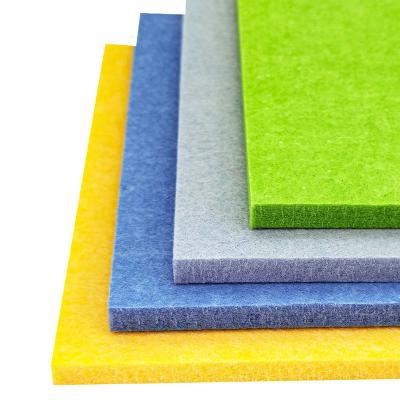 China Highly Effective Eco Friendly Sound Absorption 100% Polyester Fiber PET Felt Acoustic Panel For Soundproofing for sale